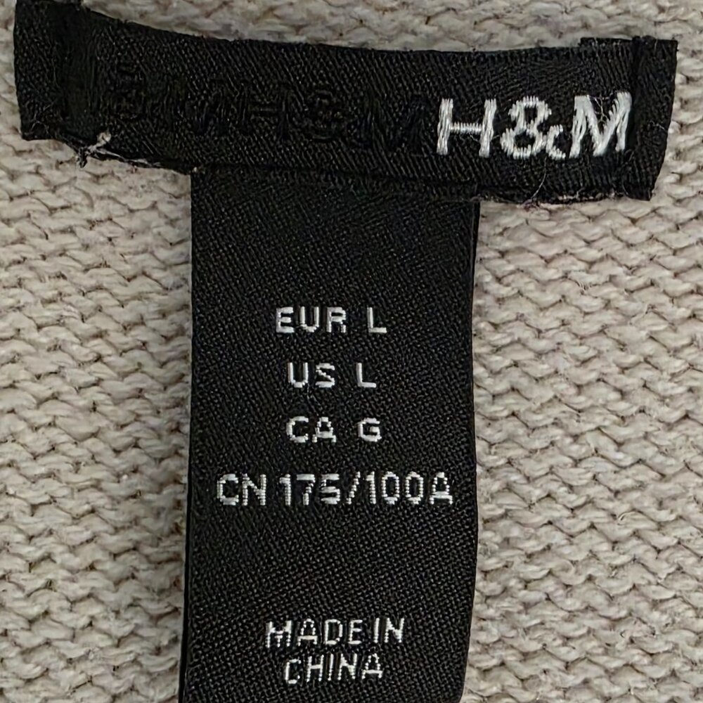 H&M women's Cardigan crewneck sweater, size Large. - Picture 5 of 9